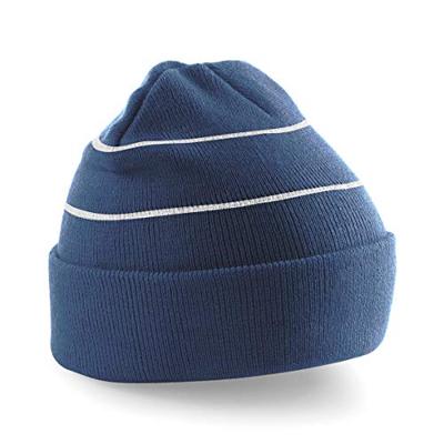 Beechfield CB42 Enhanced-Viz Beanie - French Navy - One Size