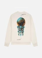 Off The Pitch World Sweater Heren Gebroken Wit - Maat M - Kleur: Gebroken Wit | Soccerfanshop - thumbnail