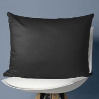 Primaviera Deluxe - Set van 2 Kussenslopen Katoen-Satijn - Zwart - 60 x 70 - thumbnail