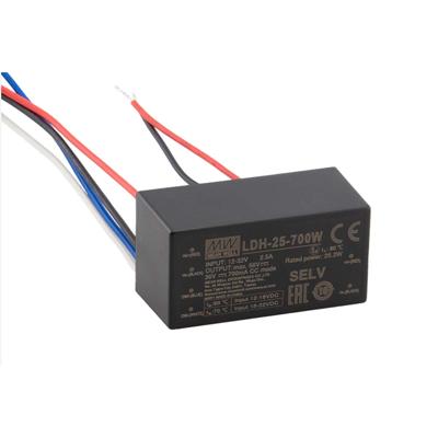 MEAN WELL LDH-25-700W LED-driver 25.2 W 0.7 A 12.5 - 36 V 1 stuk(s)