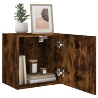 Tv-wandmeubels 2 st 40,5x30x40 cm bewerkt hout gerookt eiken - thumbnail
