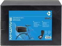 M-Wave Fietsbox in retailverpakking amsterdam zwart 17 liter - thumbnail