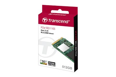 Transcend 110S TS256GMTE110S NVMe/PCIe M.2 SSD 2280 harde schijf 256 GB M.2 NVMe PCIe 3.0 x4