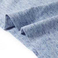 Kindertopje 140 gemleerd blauw - thumbnail