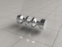 Xellanz Deurknop type 3 chroom - thumbnail