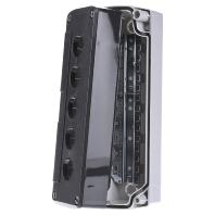 Schneider Electric XALD05 Lege behuizing 5 inbouwplaatsen (b x h x d) 196 x 68 x 53 mm Zonder markering Donkergrijs, Lichtgrijs 1 stuk(s)
