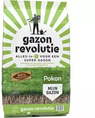 Pokon gazon revolutie 12,5 kg 250 M2