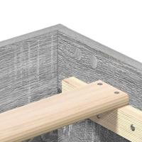Bedframe zonder matras 135x190 cm spaanplaat grijs sonoma - thumbnail