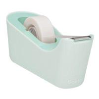 Scotch verzwaarde plakbandafroller inclusief 1 rol Scotch magic tape, muntgroen - thumbnail