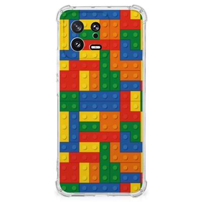 Xiaomi 13 Doorzichtige Silicone Hoesje Blokken Xiaomi 13 Doorzichtige Silicone Hoesje Blokken