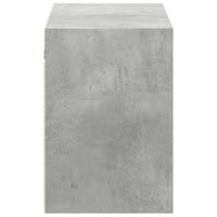 Tv-wandmeubel met LED-verlichting 100x31x45 cm betongrijs - thumbnail