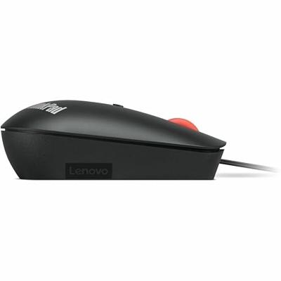 Lenovo ThinkPad Compact Muis Kabelgebonden Optisch Zwart 4 Toetsen 800 dpi, 1600 dpi, 2400 dpi Lenovo ThinkPad Compact Muis Kabelgebonden Optisch Zwart 4 Toetsen 800 dpi, 1600 dpi, 2400 dpi