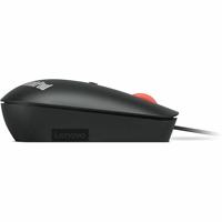 Lenovo ThinkPad Compact Muis Kabelgebonden Optisch Zwart 4 Toetsen 800 dpi, 1600 dpi, 2400 dpi - thumbnail