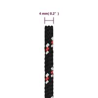 VidaXL Boot touw 4 mm 250 m polypropyleen zwart - thumbnail