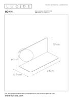 Lucide BONNI - Wandlamp - 1xG9 - Groen - thumbnail