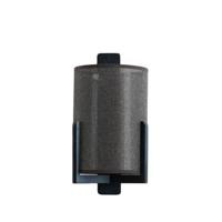 Light & Living Danish design wandlampLitto zwart met linnen - 3128783 - thumbnail