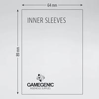 Gamegenic: Matte Double Sleeving Pack Clear/Black (2x100 Sleeves) - thumbnail