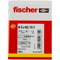 Fischer 513737 Spijkerplug 40 mm 5 mm 100 stuk(s) - thumbnail