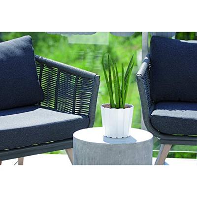 Prosperplast Plantenbak - kunststof - steengrijs - ophang - D29xH25cm