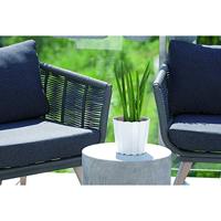 Prosperplast Plantenbak - kunststof - steengrijs - ophang - D29xH25cm - thumbnail