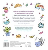 Deltas Kawaii mandala kleurpret - thumbnail