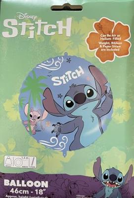 Disney Stitch & Angel Folieballon 45 cm Blauw