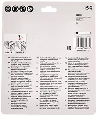 Bosch Accessories Special 2609256887 Hardmetaal-cirkelzaagblad 160 x 20 mm Aantal tanden: 42 1 stuk(s)