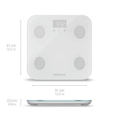 Medisana BS 600 connect Vierkant Wit Elektronische weegschaal