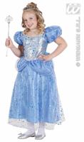 Prinses-Fee blauw kostuum - thumbnail
