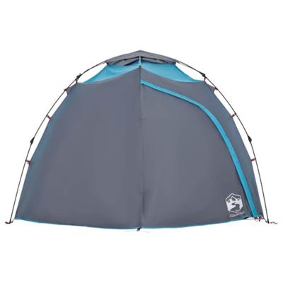 Koepeltent 4-persoons snelontgrendeling blauw Koepeltent 4-persoons snelontgrendeling blauw