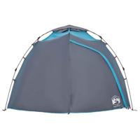 Koepeltent 4-persoons snelontgrendeling blauw - thumbnail