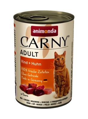 ANIMONDA Carny Adult Beef and chicken - nat kattenvoer - 400g