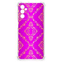 Anti Shock Case Samsung Galaxy M13 4G | M23 Barok Roze - thumbnail