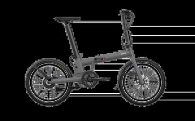 Eovolt elektrische vouwfiets afternoon pro 20 v1 grijs