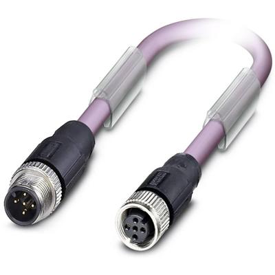 Phoenix Contact 1507557 Sensor/actuator dataconnector, geassembleerd M12 Aantal polen (sensoren): 5 Stekker, recht, Bus, recht 2.00 m 1 stuk(s)