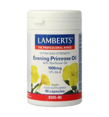 Lamberts Teunisbloem met borageolie 1000mg 90 Capsules