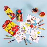 GIOTTO Kleurpotloden, l: 10,5 cm, dikte 13 mm, vulling 6 mm, diverse kleuren, 12 stuk/ 1 doos - thumbnail