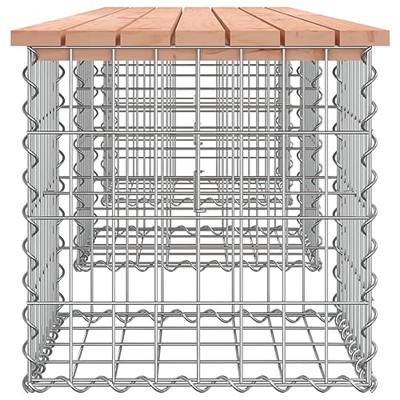 Tuinbank schanskorfontwerp 203x44x42 cm massief douglashout