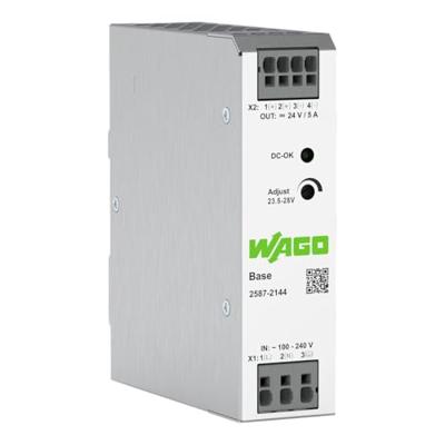 WAGO 2587-2144 DIN-rail netvoeding 24 V/DC 5 A 120 W Aantal uitgangen:1 x Inhoud 1 stuk(s)
