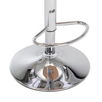 Barkrukken 2 st gebogen hout en kunstleer zwart - thumbnail