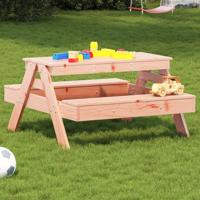 Picknicktafel voor kinderen 88x97x52 cm massief douglashout - thumbnail