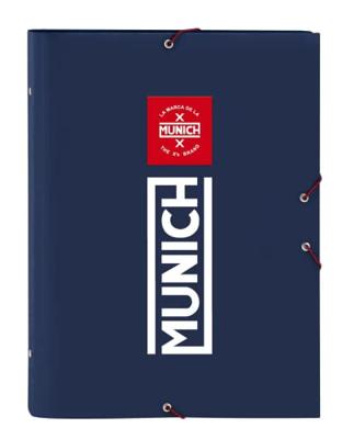 Organiser Map Munich Storm Marineblauw School A4