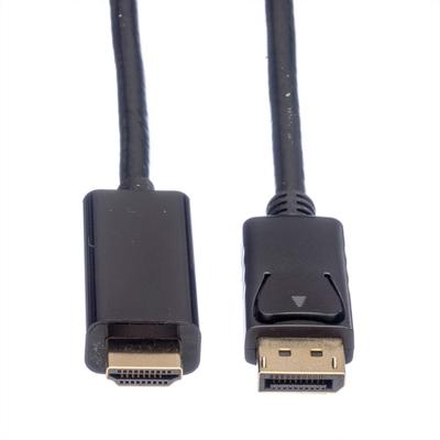 ROLINE DisplayPort Kabel DP - UHDTV, M/M, zwart, 3 m