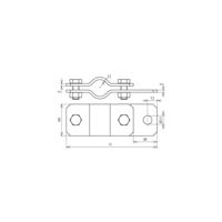 DEHN ERS 21 AB11 STTZN Aardingsbuisklem 1 stuk(s) - thumbnail