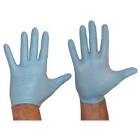 Nitrile Poedervrije Handschoenen Blauw Large - 25st - thumbnail