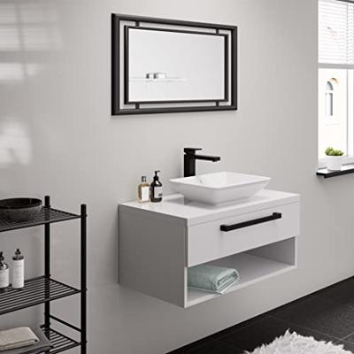 Hansgrohe Vernis wastafelkraan 110 highriser met waste mat zwart 71562670