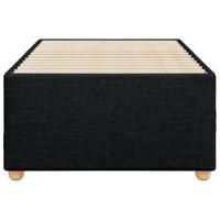 Bedframe zonder matras 80x200 cm stof zwart - thumbnail