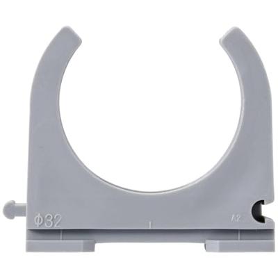 TRU COMPONENTS Buishouderklem TC-12533304 Bundel-Ø (bereik) 32 mm (max) Grijs 30 stuk(s)