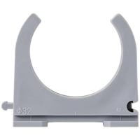 TRU COMPONENTS Buishouderklem TC-12533304 Bundel-Ø (bereik) 32 mm (max) Grijs 30 stuk(s) - thumbnail