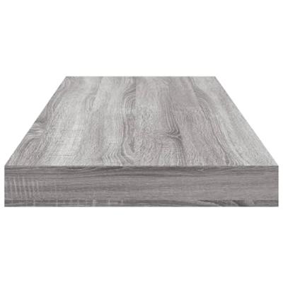 Wandschappen 4 st 60x10x1,5 cm bewerkt hout grijs sonoma eiken